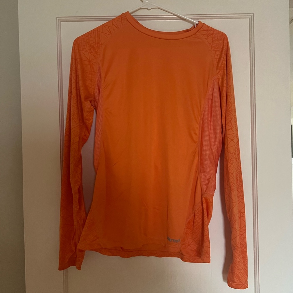 Orange Long Sleeve Base Layer Marmot